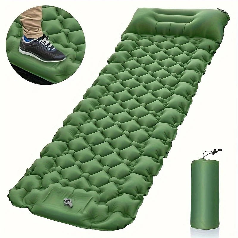 Matelas de Camping Gonflable | Confort Léger et Portable en Voyage
