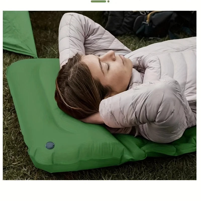 Matelas de Camping Gonflable | Confort Léger et Portable en Voyage