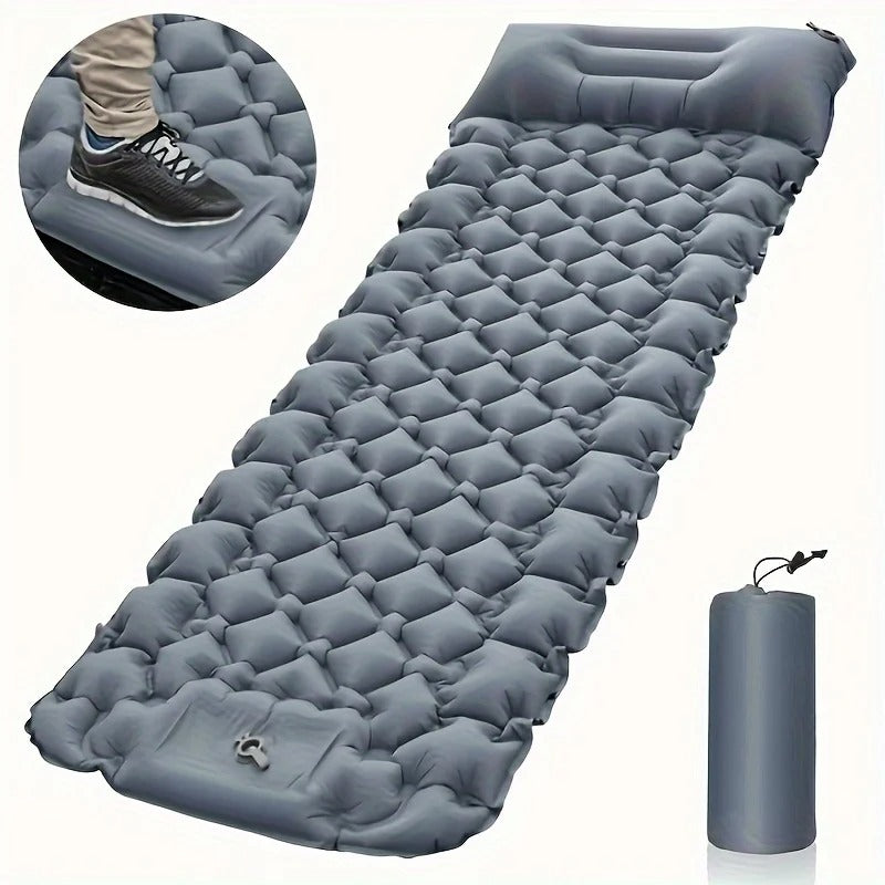 Matelas de Camping Gonflable | Confort Léger et Portable en Voyage