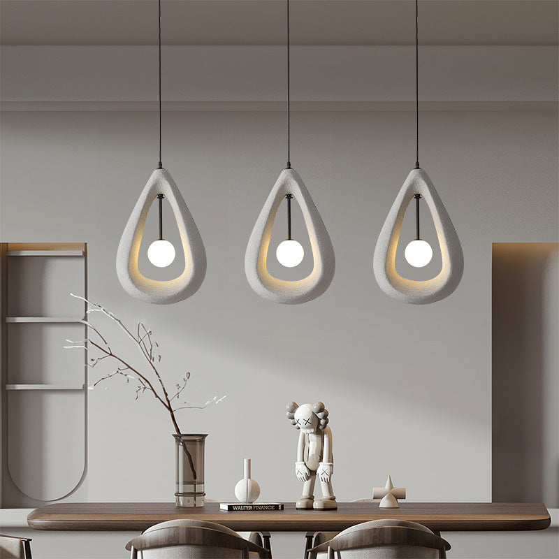 Lampe Suspendue Ovale Japandi | Ambiance Chic et Contemporaine