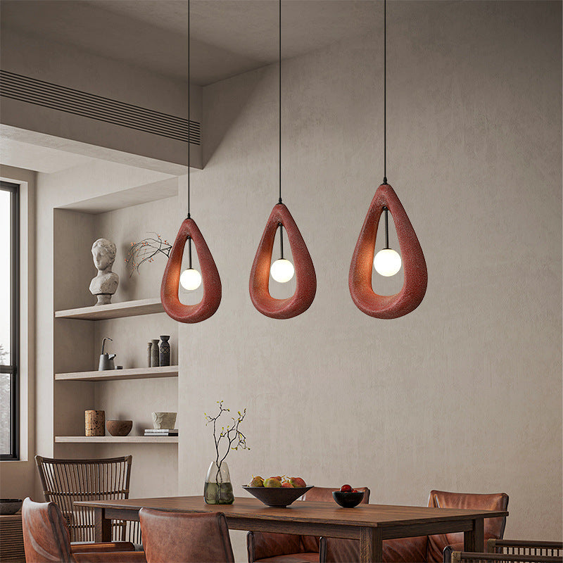 Lampe Suspendue Ovale Japandi | Ambiance Chic et Contemporaine