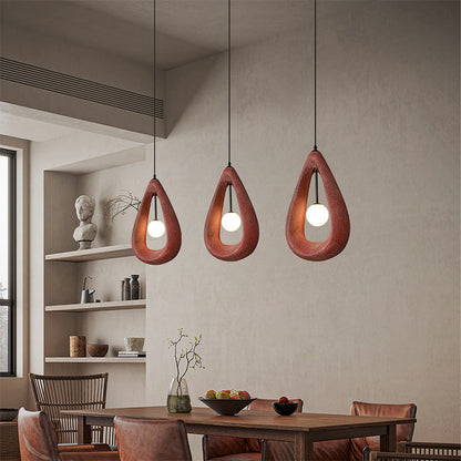 Lampe Suspendue Ovale Japandi | Ambiance Chic et Contemporaine