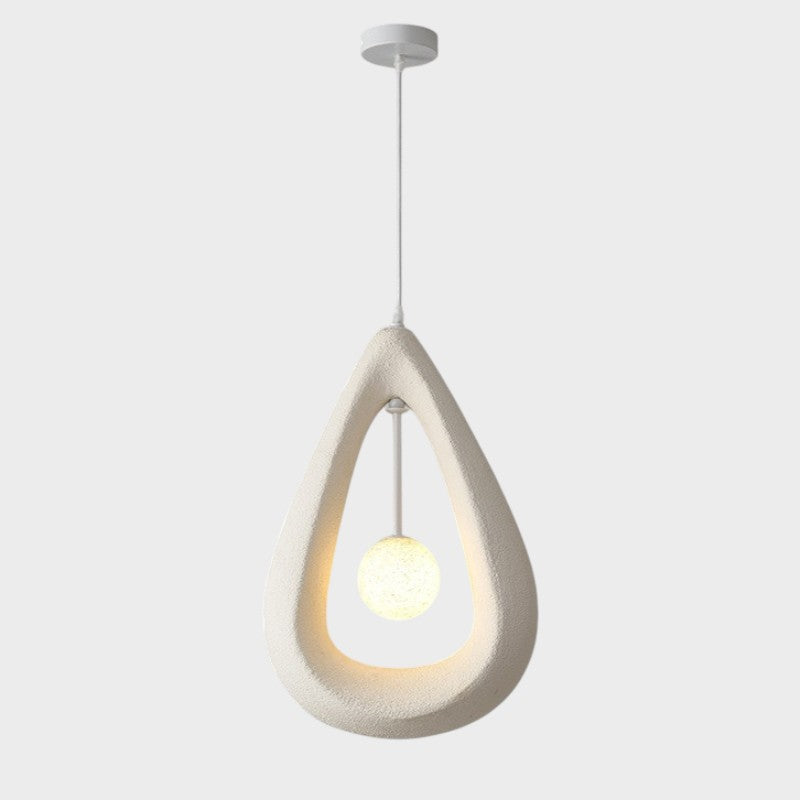 Lampe Suspendue Ovale Japandi | Ambiance Chic et Contemporaine