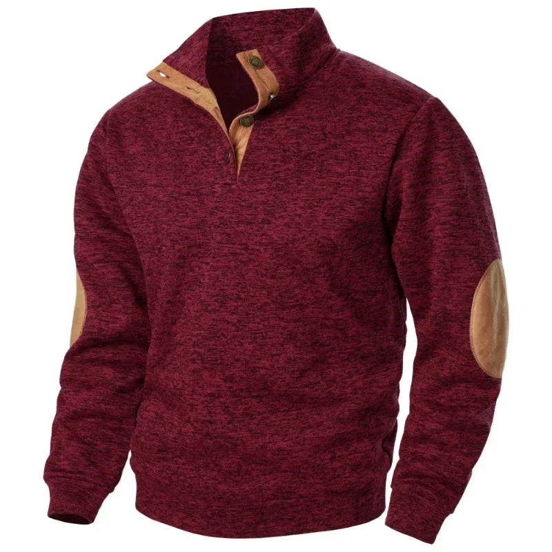 Pull Col en V pour Hommes | Confort et Style pour Activités de Plein Air