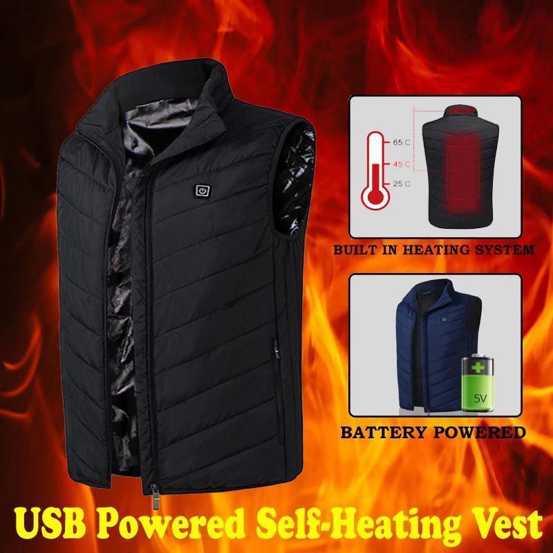 Gilet Chauffant Rechargeable pour Hommes et Femmes | Chaleur Personnalisable et Confort Ultime