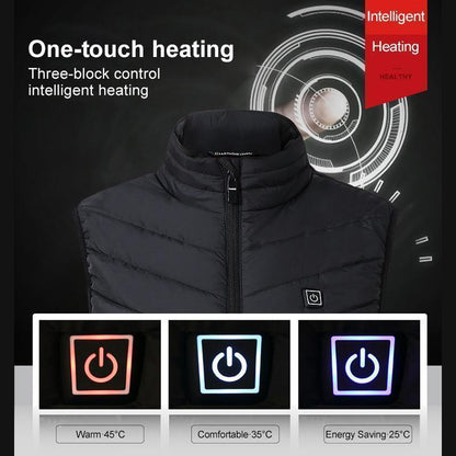Gilet Chauffant Rechargeable pour Hommes et Femmes | Chaleur Personnalisable et Confort Ultime