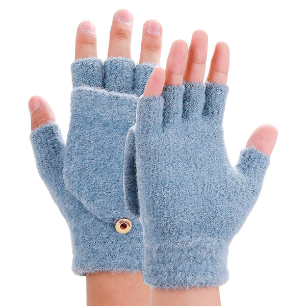 Gants Chauffants Électriques sans Doigts | Chaleur Rapide et Confortable en Hiver