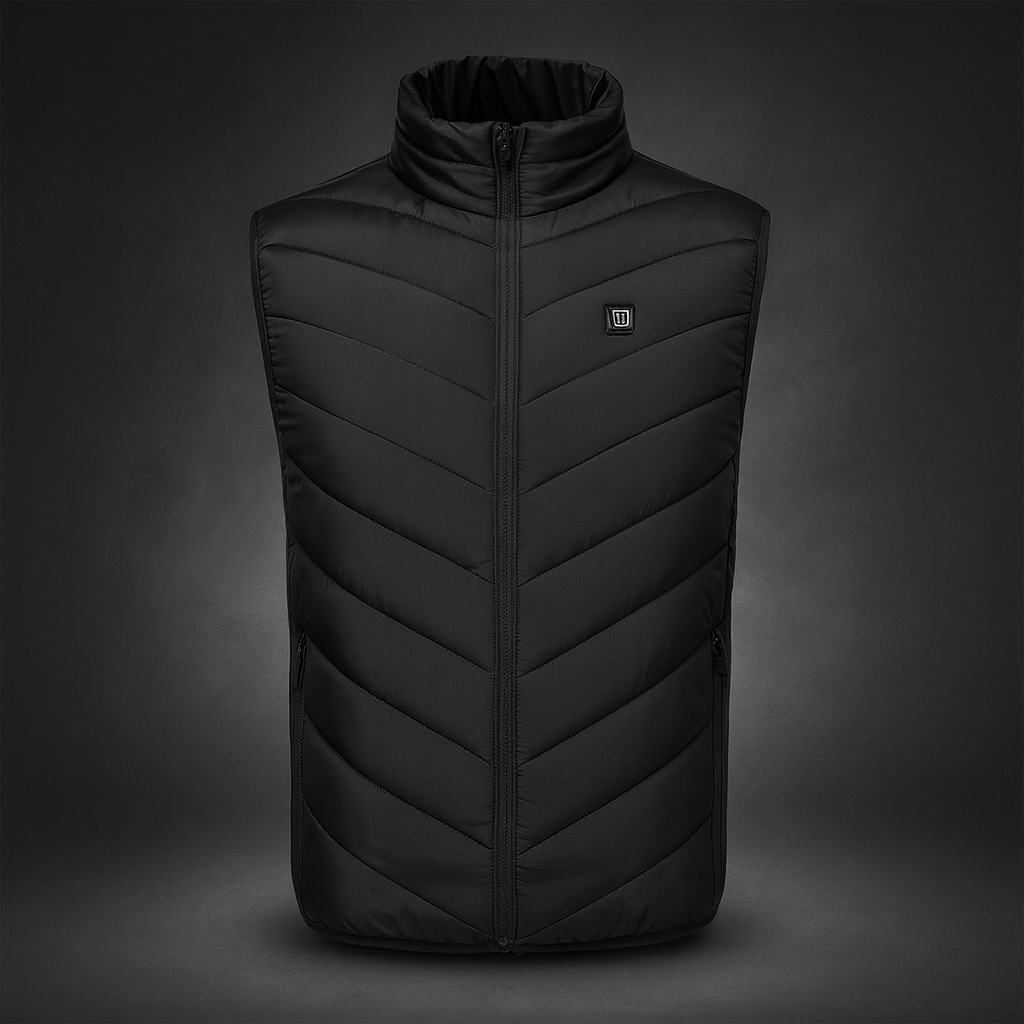 Gilet Chauffant Électrique pour Homme | Léger, Rechargeable et Confortable