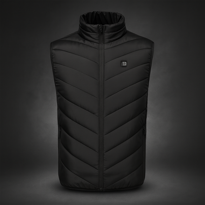 Gilet Chauffant Électrique pour Homme | Léger, Rechargeable et Confortable