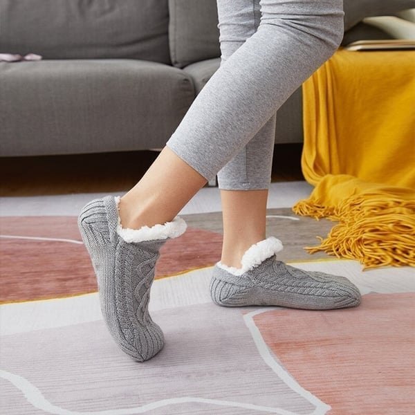 CozyProtect - Pantoufles Anti-Dérapantes pour Chaleur Ultime