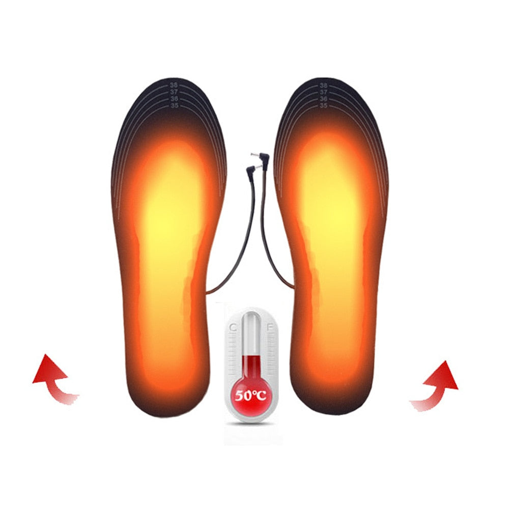 Semelles Chauffantes Rechargeables | Chaleur Confortable et Ajustement Personnalisable