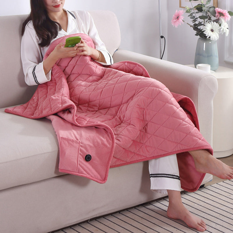 Couverture Chauffante USB | Chaleur Ajustable et Lavable en Machine