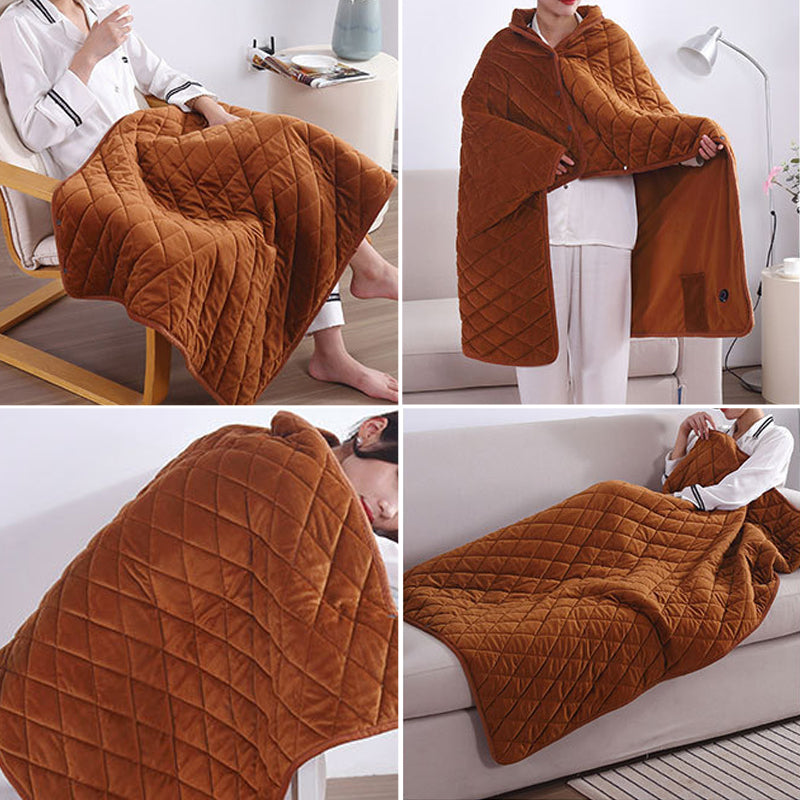 Couverture Chauffante USB | Chaleur Ajustable et Lavable en Machine