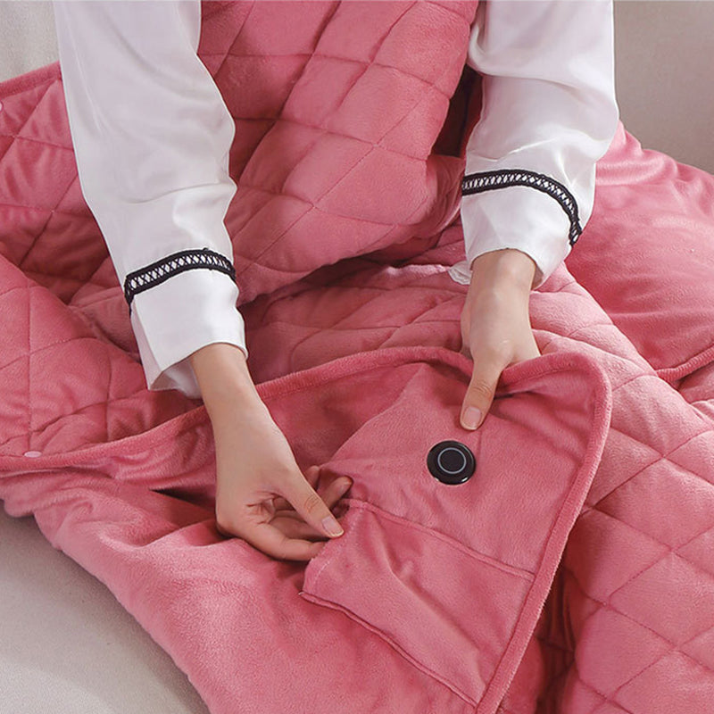Couverture Chauffante USB | Chaleur Ajustable et Lavable en Machine