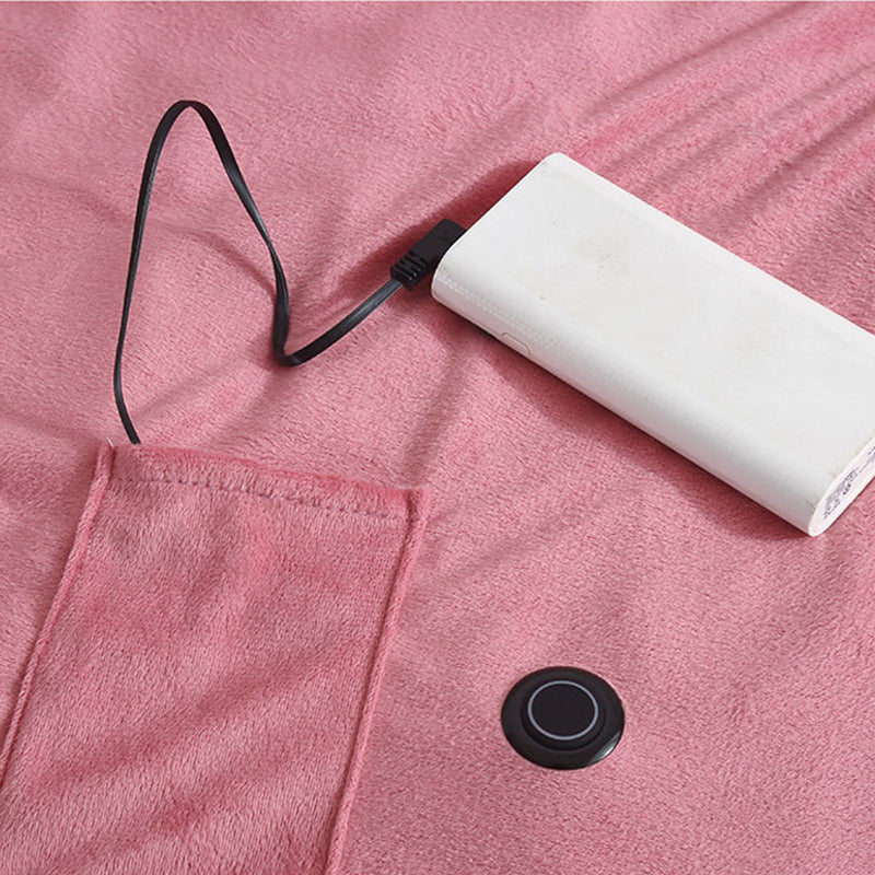 Couverture Chauffante USB | Chaleur Ajustable et Lavable en Machine