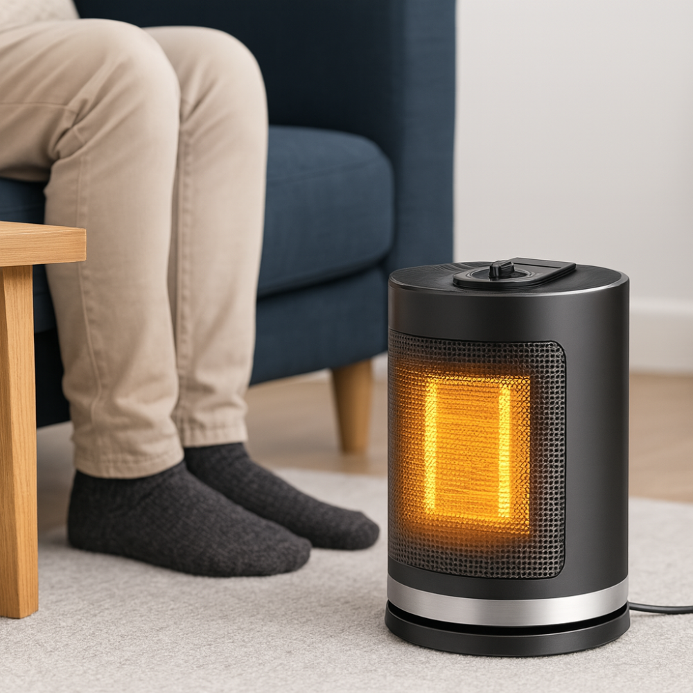 Chauffage d'Espace Électrique Portable | Chaleur Rapide et Confortable à Domicile