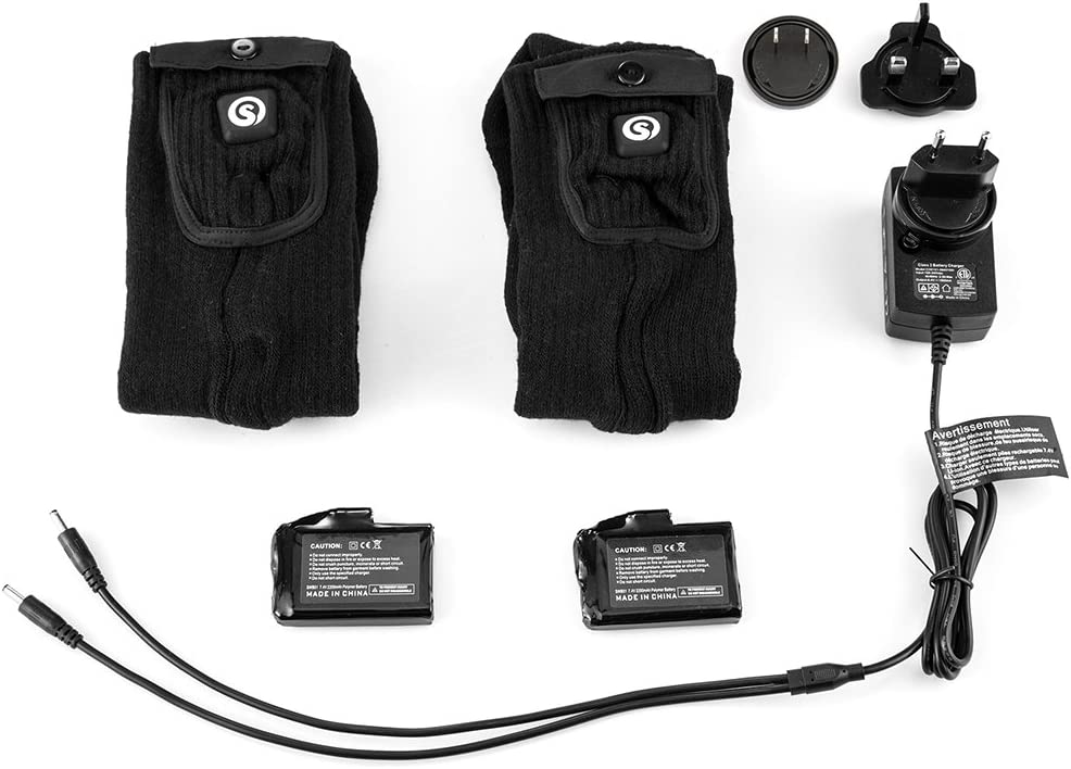 Chaussettes Chauffantes Rechargeables | Confort et Chaleur pour Activités d'Hiver