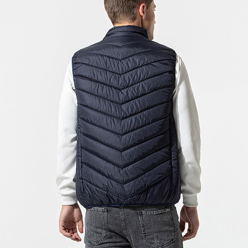 Gilet Chauffant Électrique pour Hommes | Confort Optimal et Ajustable en Hiver