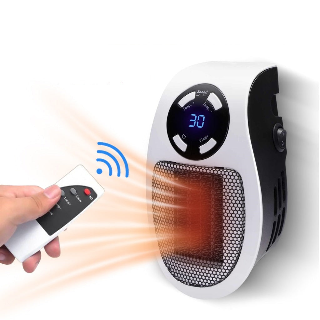 Chauffage Électrique Portable Compact | Chaleur Rapide et Silencieuse pour Petits Espaces