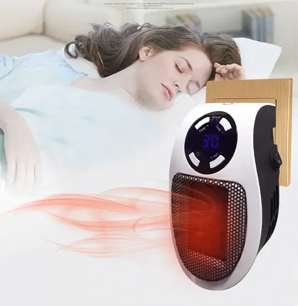 Chauffage Électrique Portable Compact | Chaleur Rapide et Silencieuse pour Petits Espaces