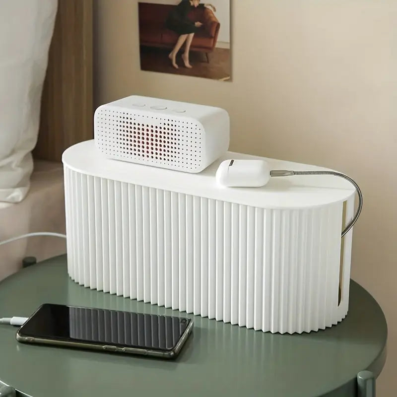 Organisateur de Câbles Élégant | Rangement Pratique pour Bureau et Maison