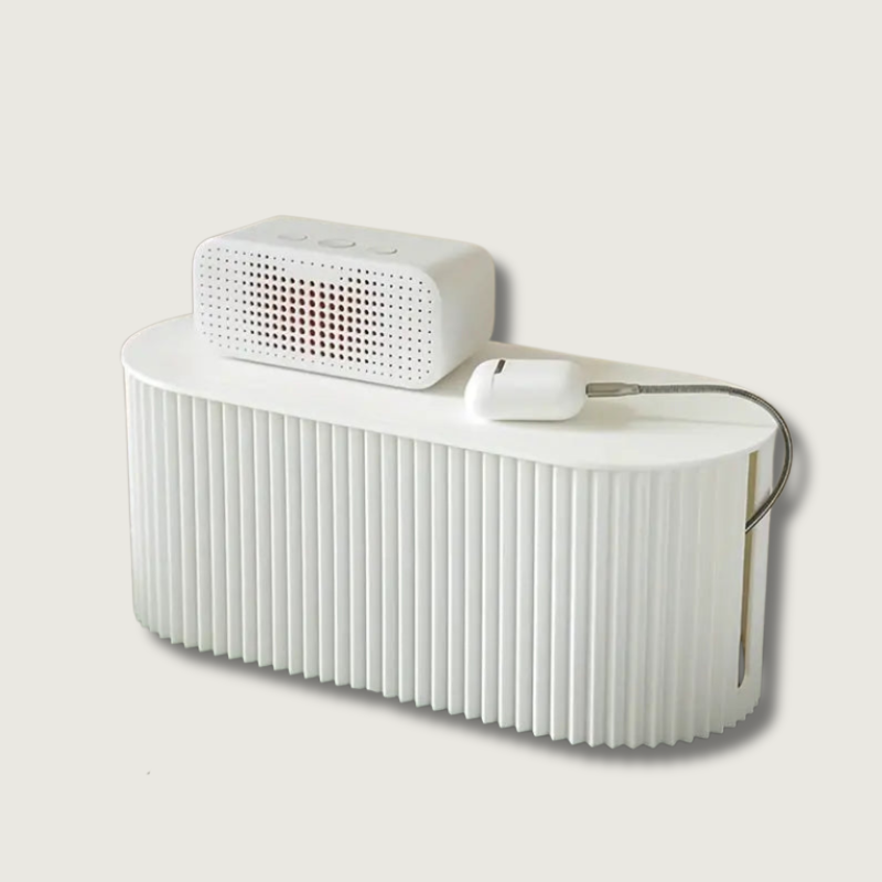 Organisateur de Câbles Élégant | Rangement Pratique pour Bureau et Maison