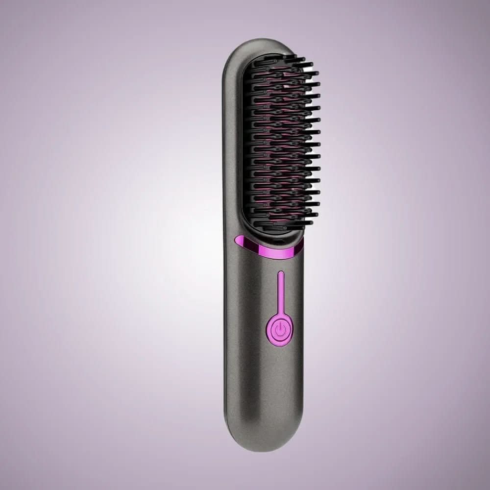 Brosse à Cheveux Sans Fil | Coiffage Rapide et Portable