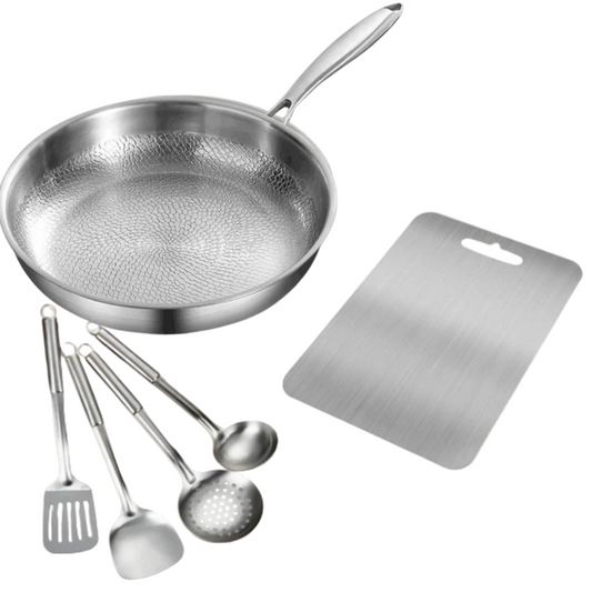 Ensemble de Casseroles en Titane | Durable et Sain, Sans PFAS