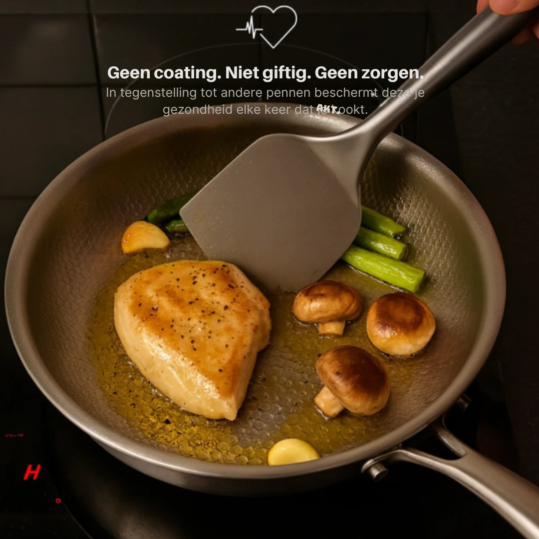 Ensemble de Poêles en Titane | Durabilité et Élégance pour Votre Cuisine