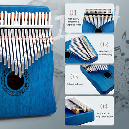 Kalimba à Pouce 17 Touches | Son Clair et Design Portable