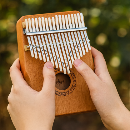 Kalimba à Pouce 17 Touches | Son Clair et Design Portable