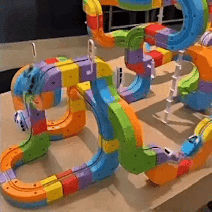 Kit de Construction Ferroviaire 3D | Apprentissage STEM Amusant et Créatif