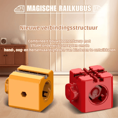 Kit de Construction Ferroviaire 3D | Apprentissage STEM Amusant et Créatif