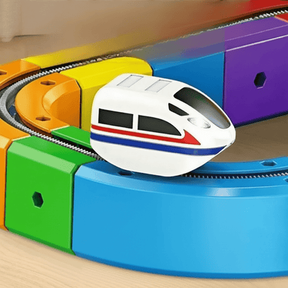 Kit de Construction Ferroviaire 3D | Apprentissage STEM Amusant et Créatif