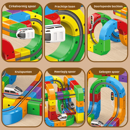 Kit de Construction Ferroviaire 3D | Apprentissage STEM Amusant et Créatif
