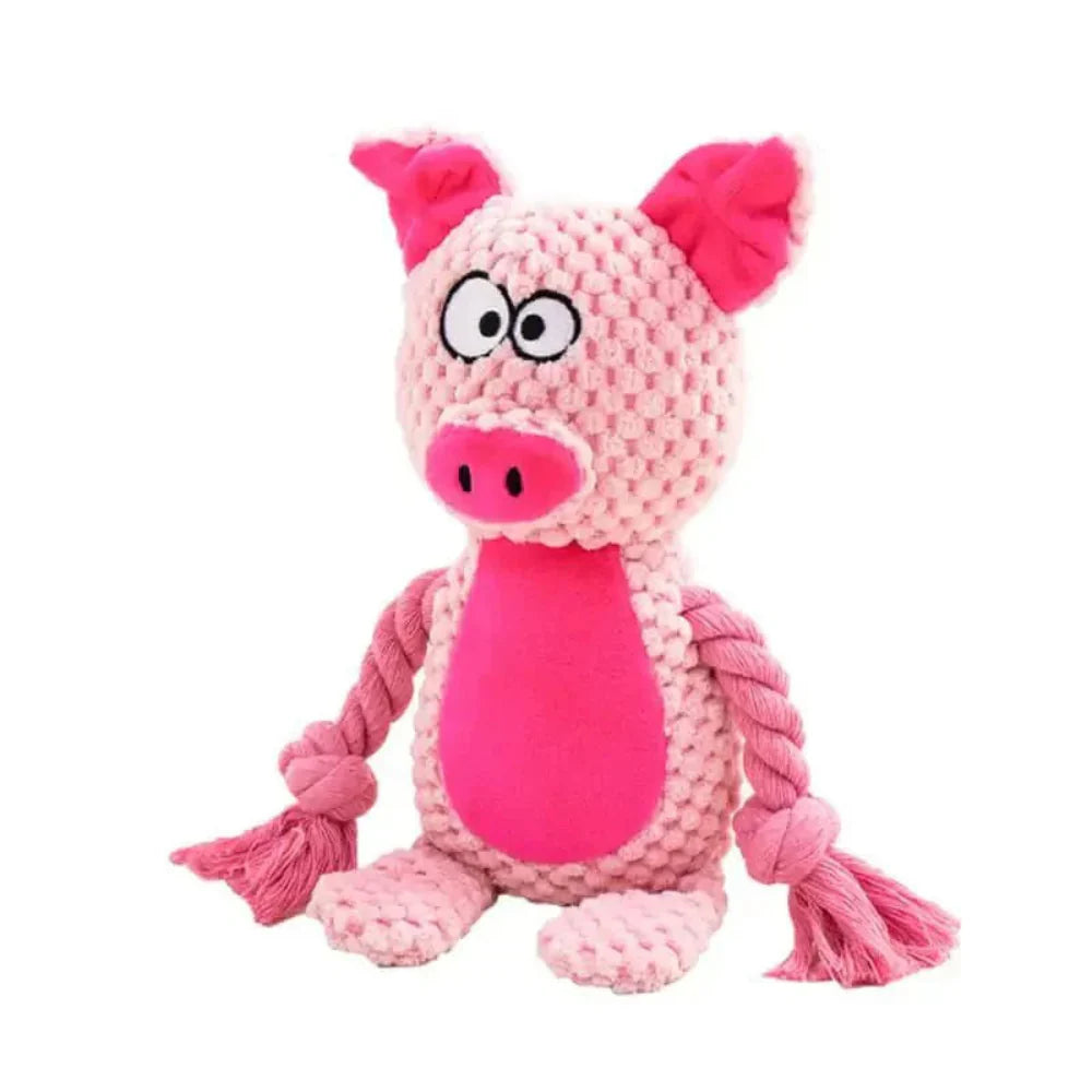 Jouet en Peluche Résistant pour Chiens | Durable et Squeaker Interactif