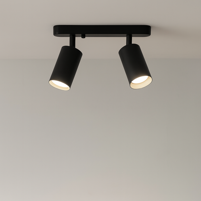 Lampe de Plafond Rotative à 2 Têtes | Éclairage Ciblé et Élégance Moderne