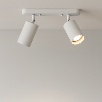 Lampe de Plafond Rotative à 2 Têtes | Éclairage Ciblé et Élégance Moderne