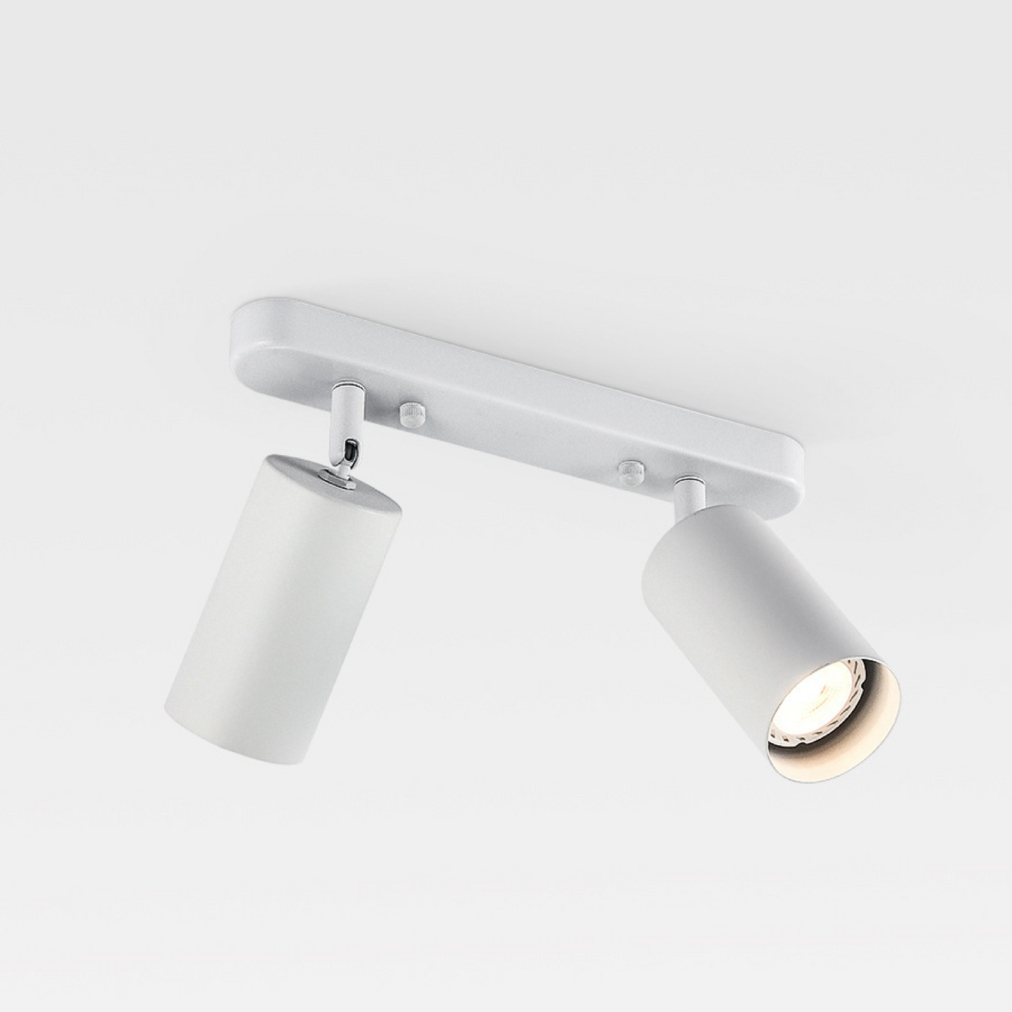 Lampe de Plafond Rotative à 2 Têtes | Éclairage Ciblé et Élégance Moderne