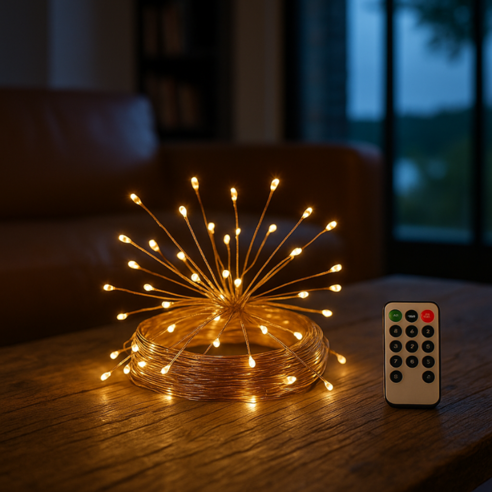 Guirlande Lumineuse en Fil de Cuivre | Télécommande et Ambiance Chaleureuse