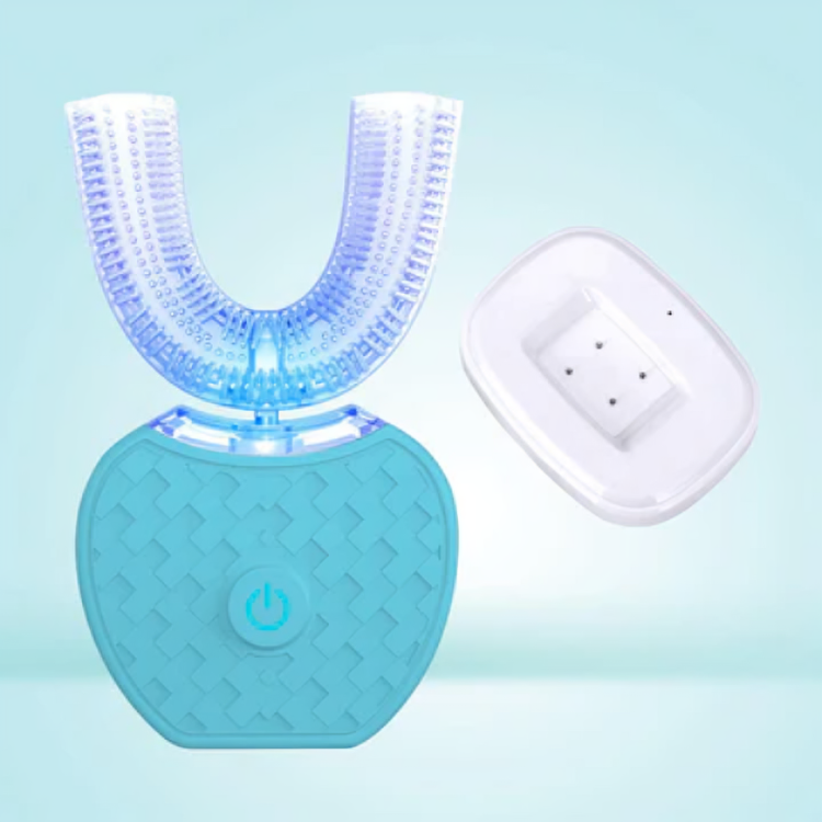 Brosse à Dents Électrique Ultrasonique | Blanchiment Rapide et Nettoyage Profond