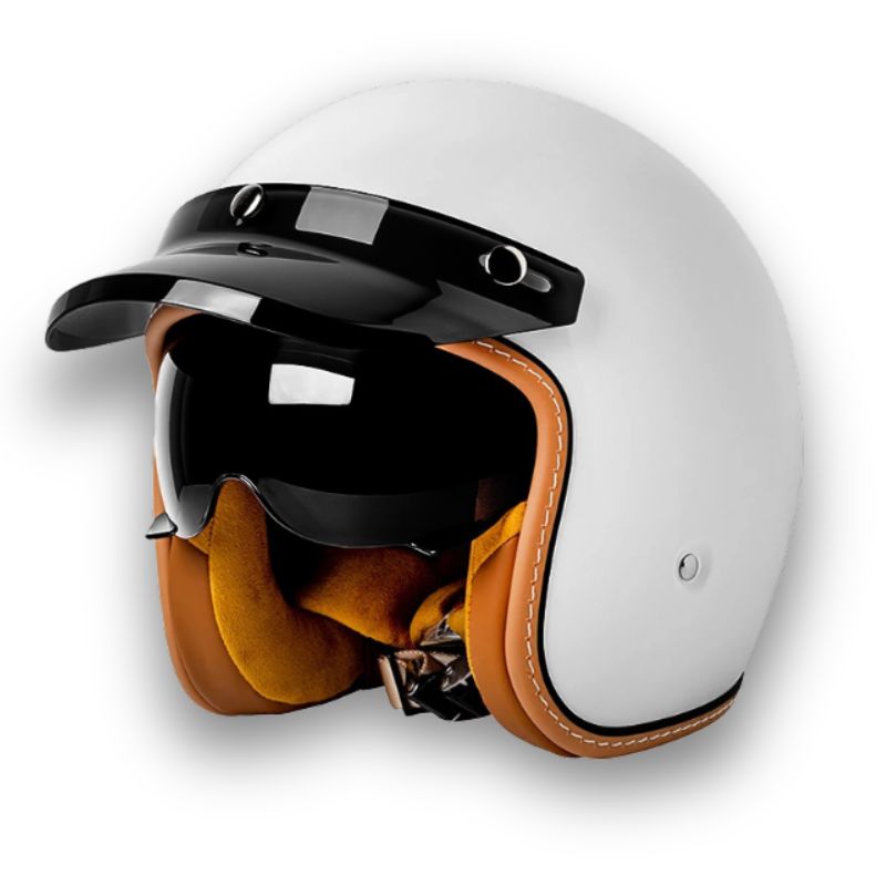 Casque de Moto Sécurisé DOT ECE | Style Classique et Confort Optimal