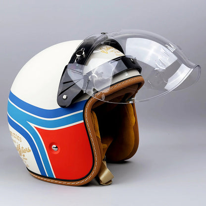 Casque de Moto Sécurisé DOT ECE | Style Classique et Confort Optimal