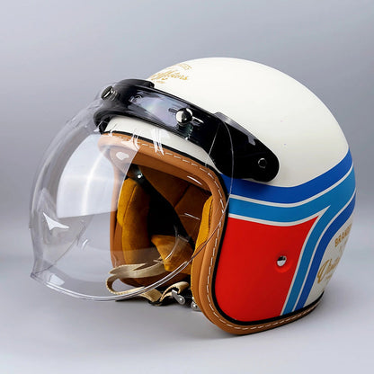 Casque de Moto Sécurisé DOT ECE | Style Classique et Confort Optimal