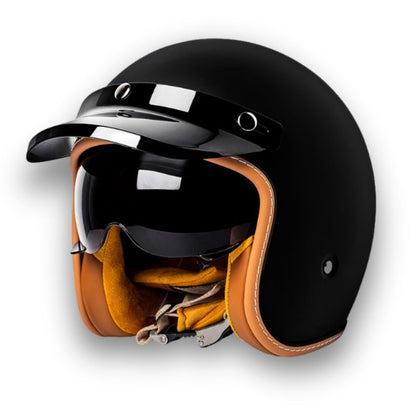 Casque de Moto Sécurisé DOT ECE | Style Classique et Confort Optimal