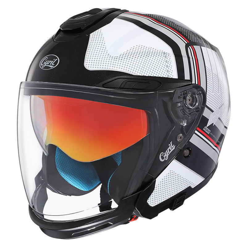 Casque de Moto Léger ABS | Sécurité et Confort Aérodynamique