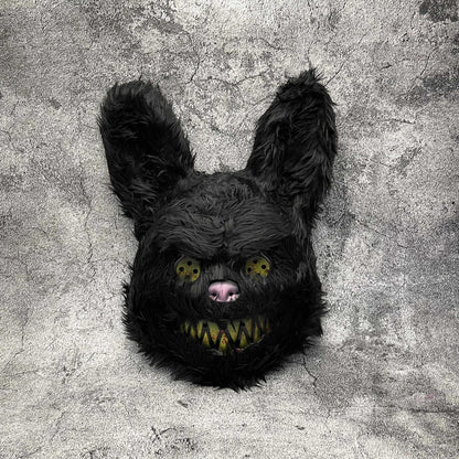 Masque Halloween Poilu Unisexe | Design Cartoon Effrayant et Confortable