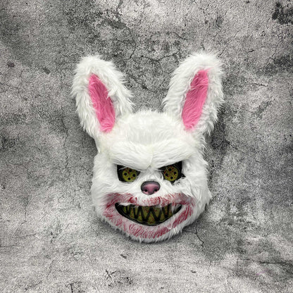 Masque Halloween Poilu Unisexe | Design Cartoon Effrayant et Confortable