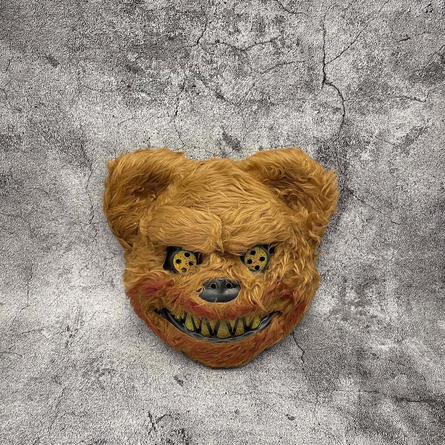 Masque Halloween Poilu Unisexe | Design Cartoon Effrayant et Confortable