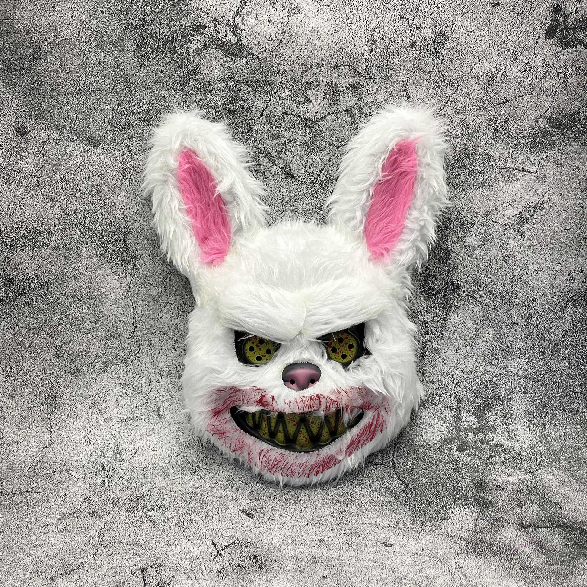 Masque Halloween Poilu Unisexe | Design Cartoon Effrayant et Confortable